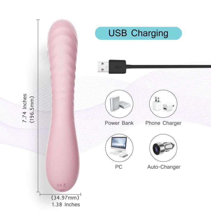 Maya Curve (Pink) – Silicone Vibrator