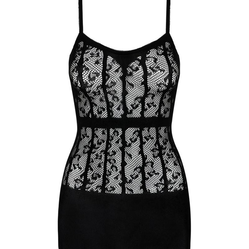 Little Black Dress with Optical Slimming Effect