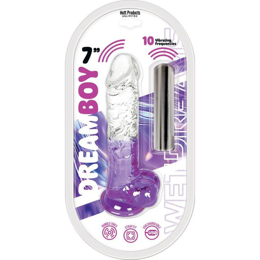 Jelly Dream Boy – 7 Inch Flexible Rechargeable Jelly Vibrator