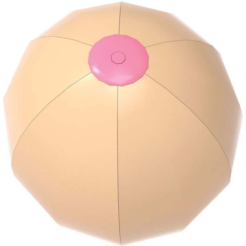 Big Boobie Beach Ball – 30 Inch Durable Jumbo Inflatable Beach Toy