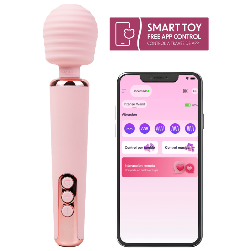 Intense Camtoyz Wand Vibrator – App-Controlled Powerful Wand Vibrator