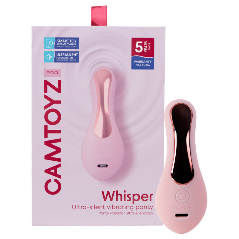 Whisper Camtoyz Ultra Silent App-Controlled Vibrating Panty