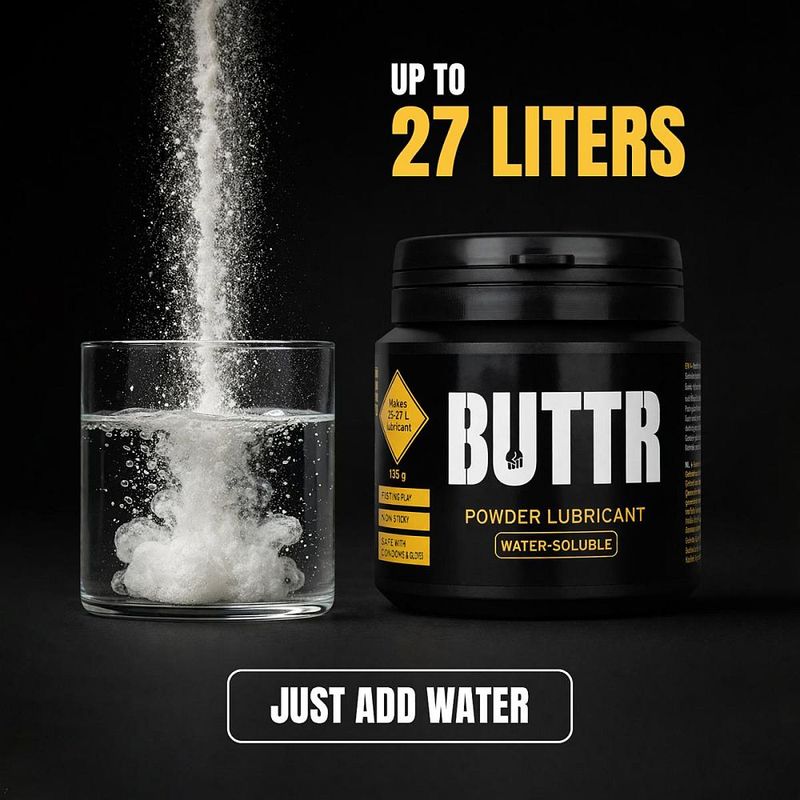 Buttr Powder Lube – Customizable Long-Lasting Lubricant Gel