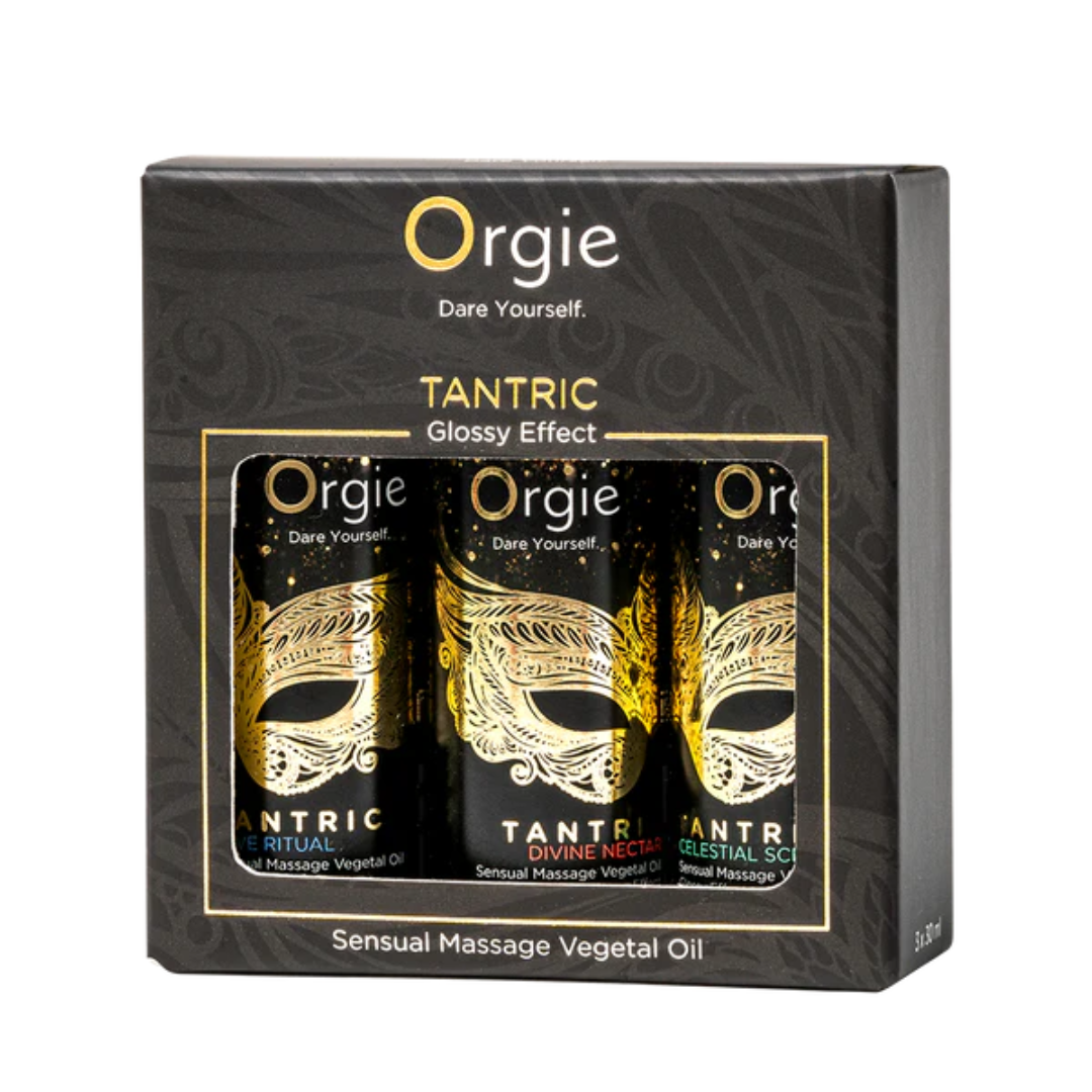 Orgie Tantric Mini Size Collection (3 x 30 ml) – Massage Oils Set