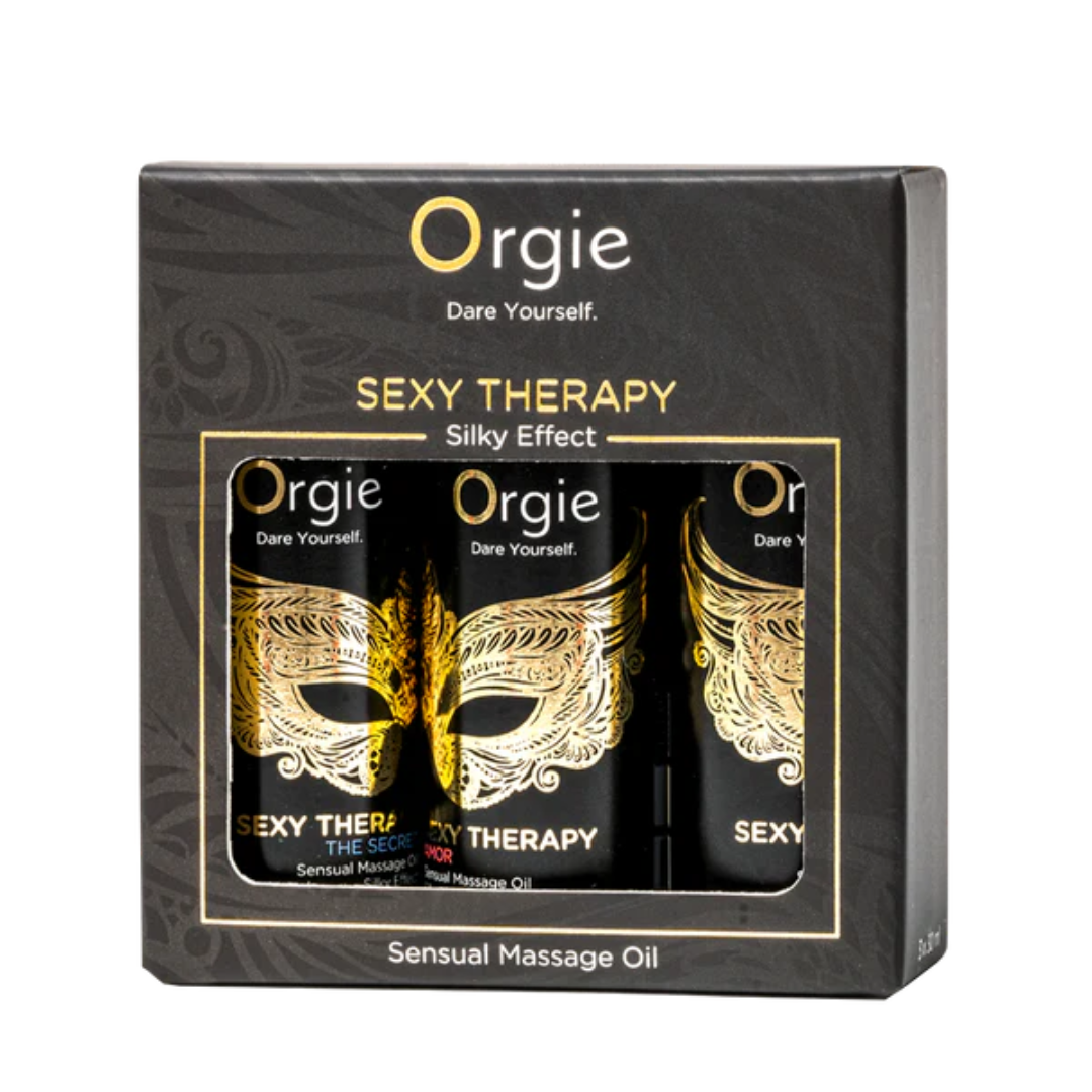 Orgie Sexy Therapy Mini Size Collection – Sensual Massage Oil Set 3x 30ml
