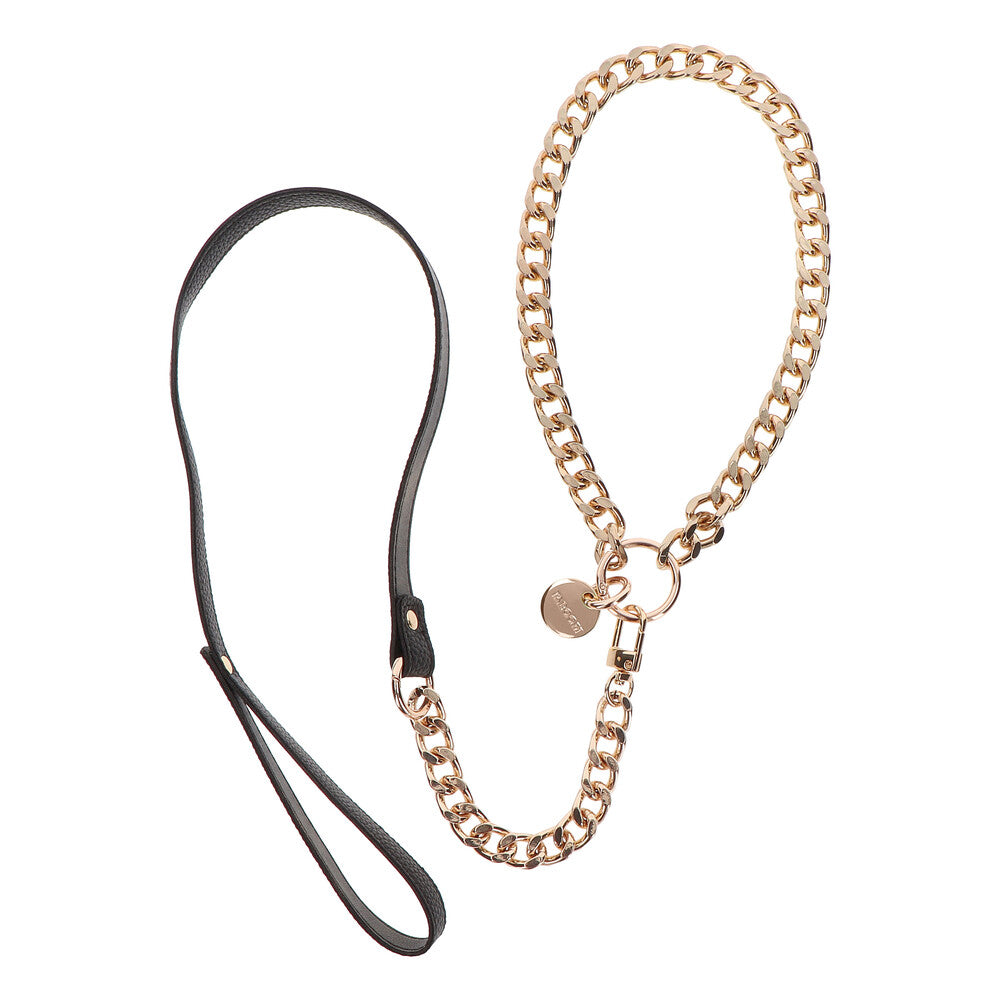 Taboom Dona Statement Collar And Leash – Luxury Bondage Collar Set
