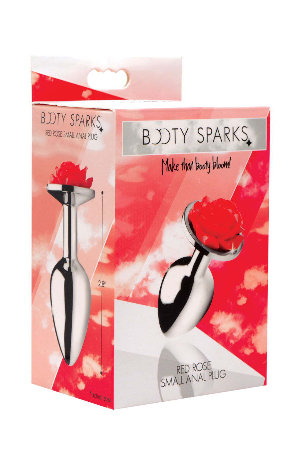Red Rose Medium Metal Anal Plug – Slim Anal Plug