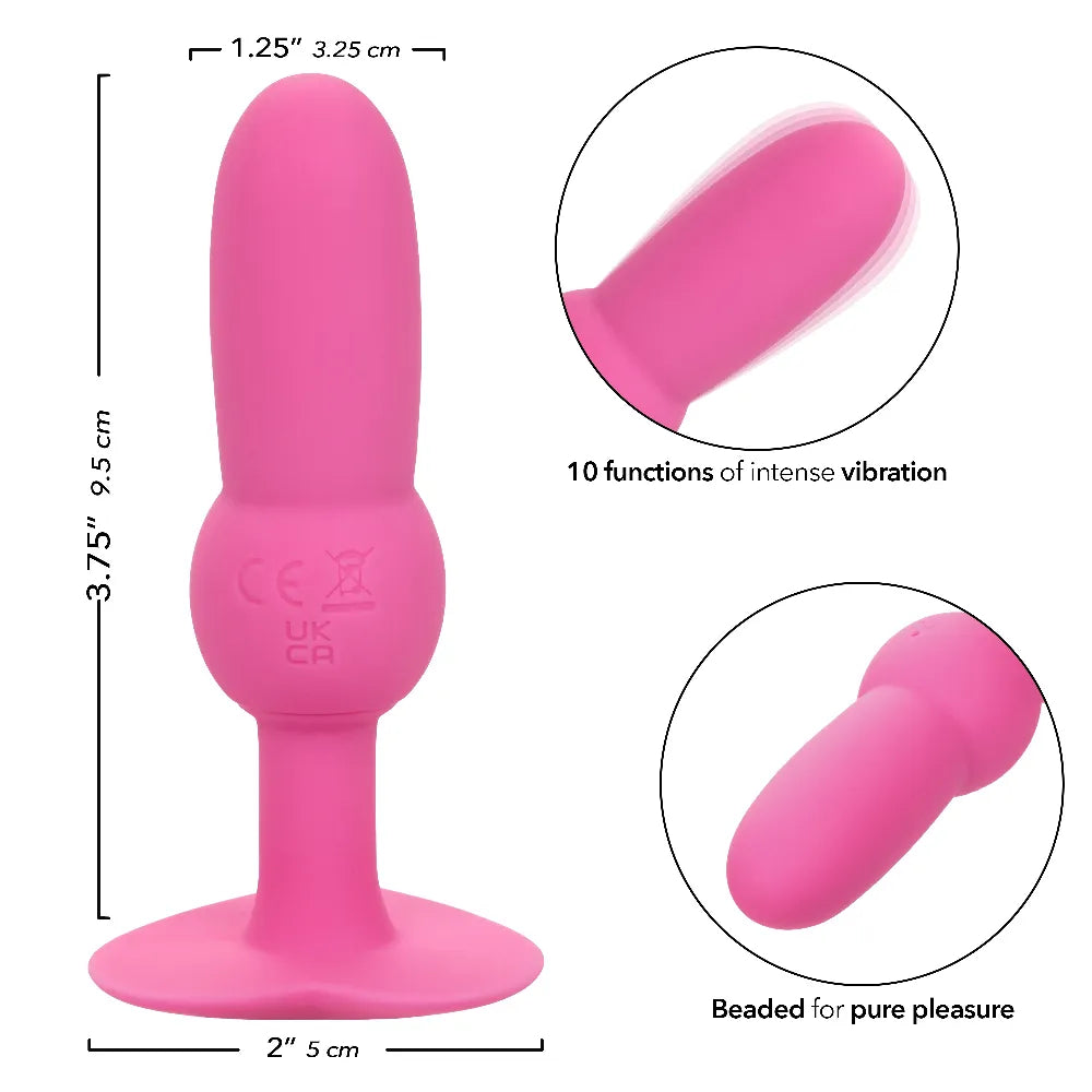 First Time Vibrating Beaded Probe – 3.7" Beginner Vibrator