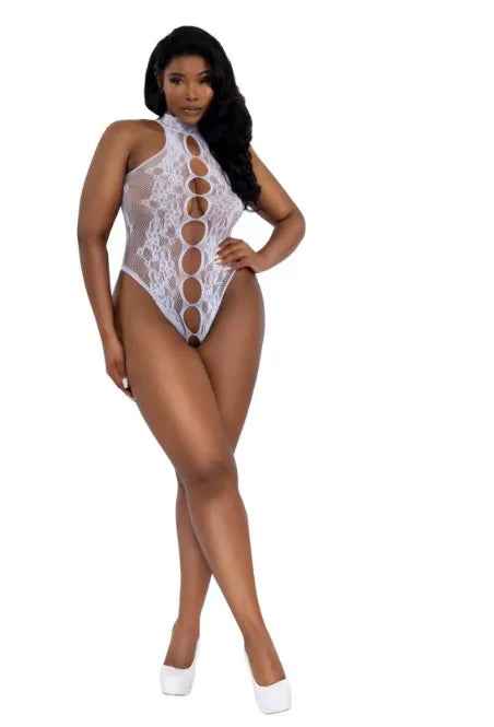 Peek-a-Boo Teddy – Nylon Spandex Lingerie