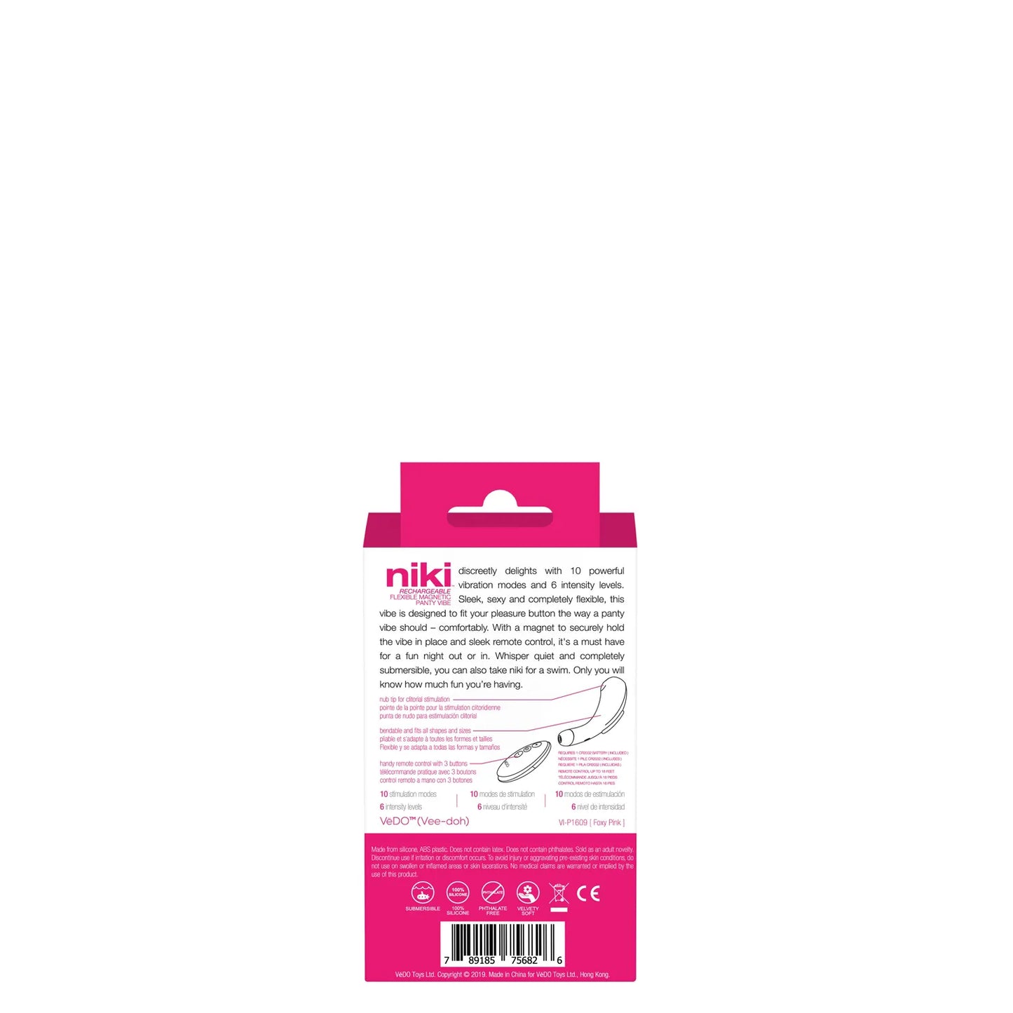 Niki Rechargeable Flexible Magnetic Panty Vibe – Rechargeable Panty Vibrator
