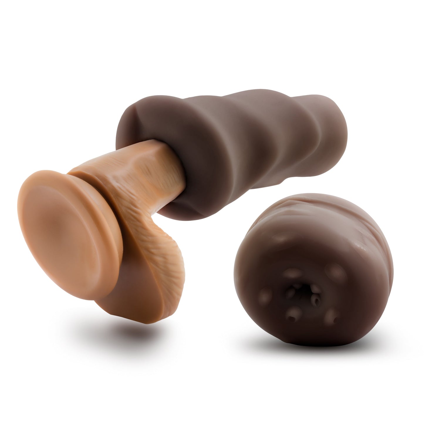 Hot Chocolate Nicole's Rear Realistic Soft X5 Masturbator Sleeve