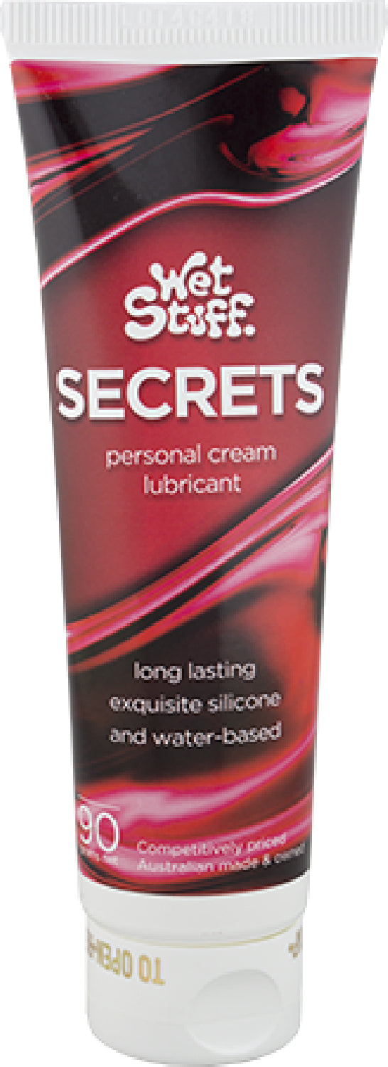 Wet Stuff Secrets – Silicone-Based Lotion Lubricant for Condom Use