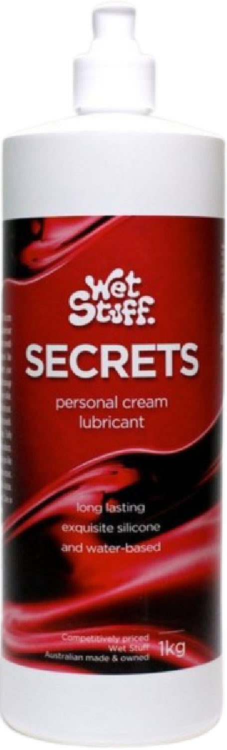 Wet Stuff Secrets – Silicone-Based Lotion Lubricant for Condom Use
