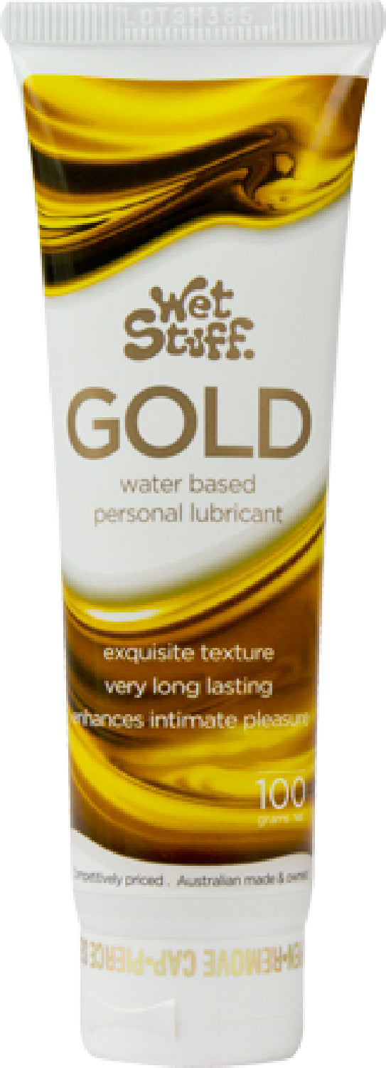 Wet Stuff Gold – Long-Lasting Clear Water-Based Lubricant