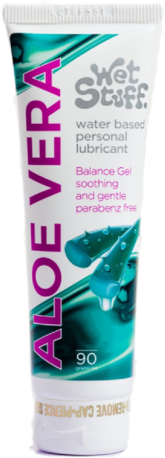 Wet Stuff Aloe Vera Lubricant – Soothing Sensitive Skin Lubricant 90g Tube