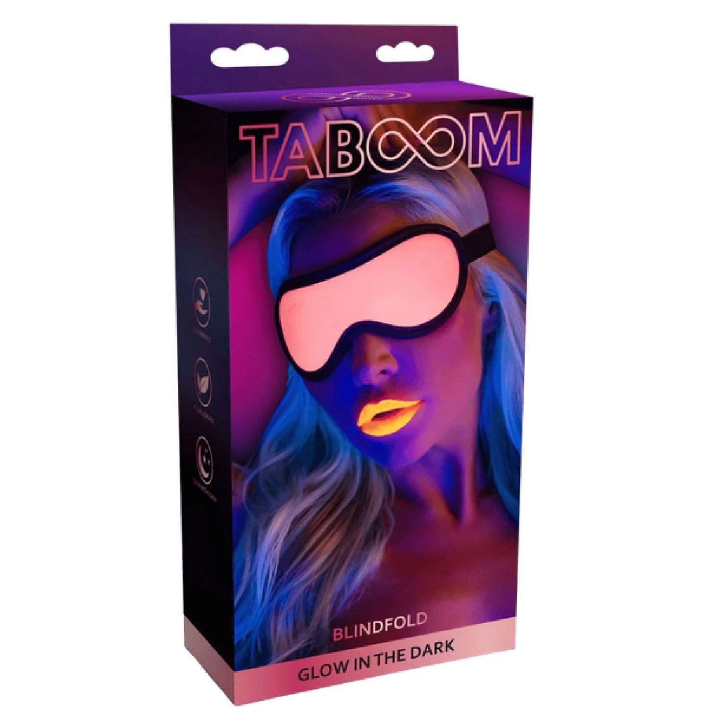 Taboom Glow Blindfold – Glow in the Dark BDSM Accessory