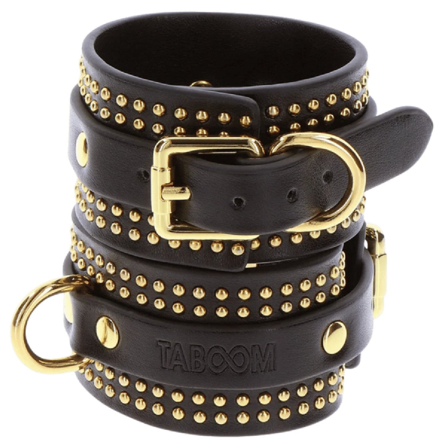 Taboom Studded Wrist Cuffs Set – Bondage Wrist Cuffs