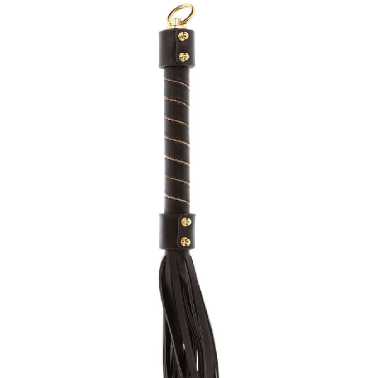 Taboom Studded Whip – Lightweight Vegan PU Leather Bondage Whip