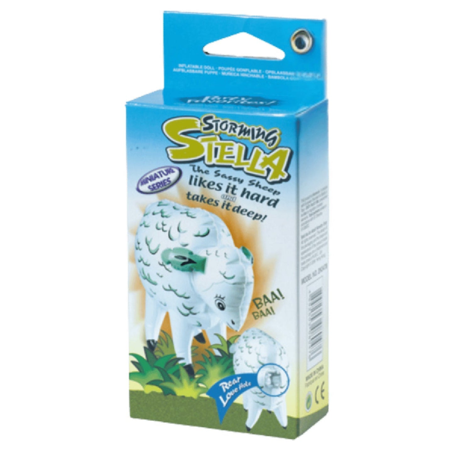 Storming Stella Mini Blow-Up Sheep – 12 Inch Inflatable Toy