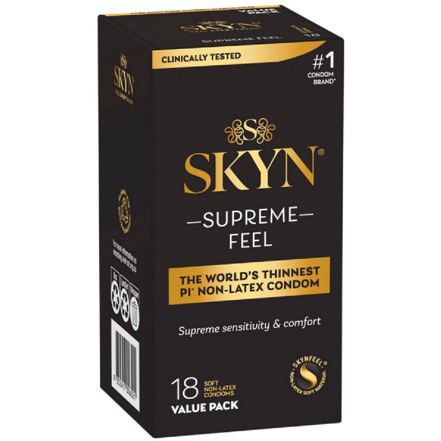 Skyn Supreme Feel – Ultra-Thin Polyisoprene Condoms 18 Pack