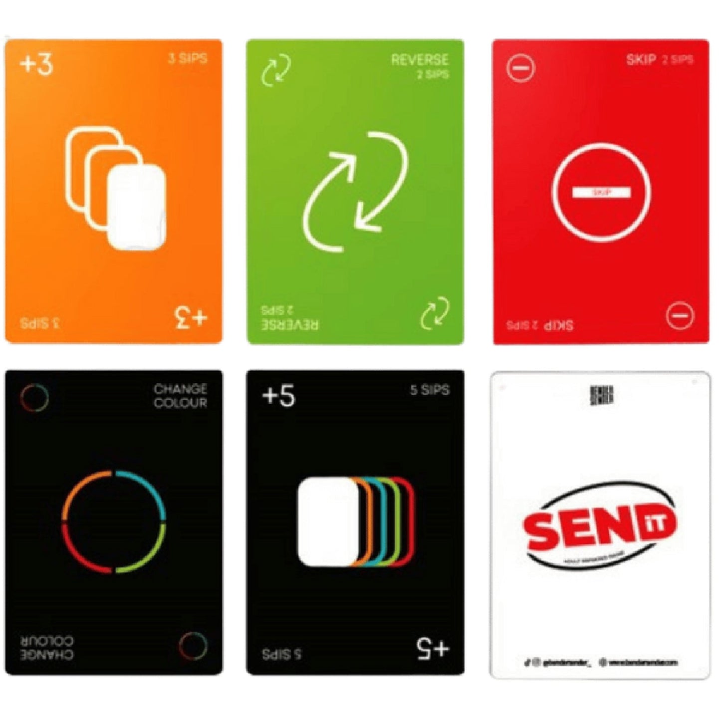 Send It Bender Sender – Party Card Game 2-8 Players