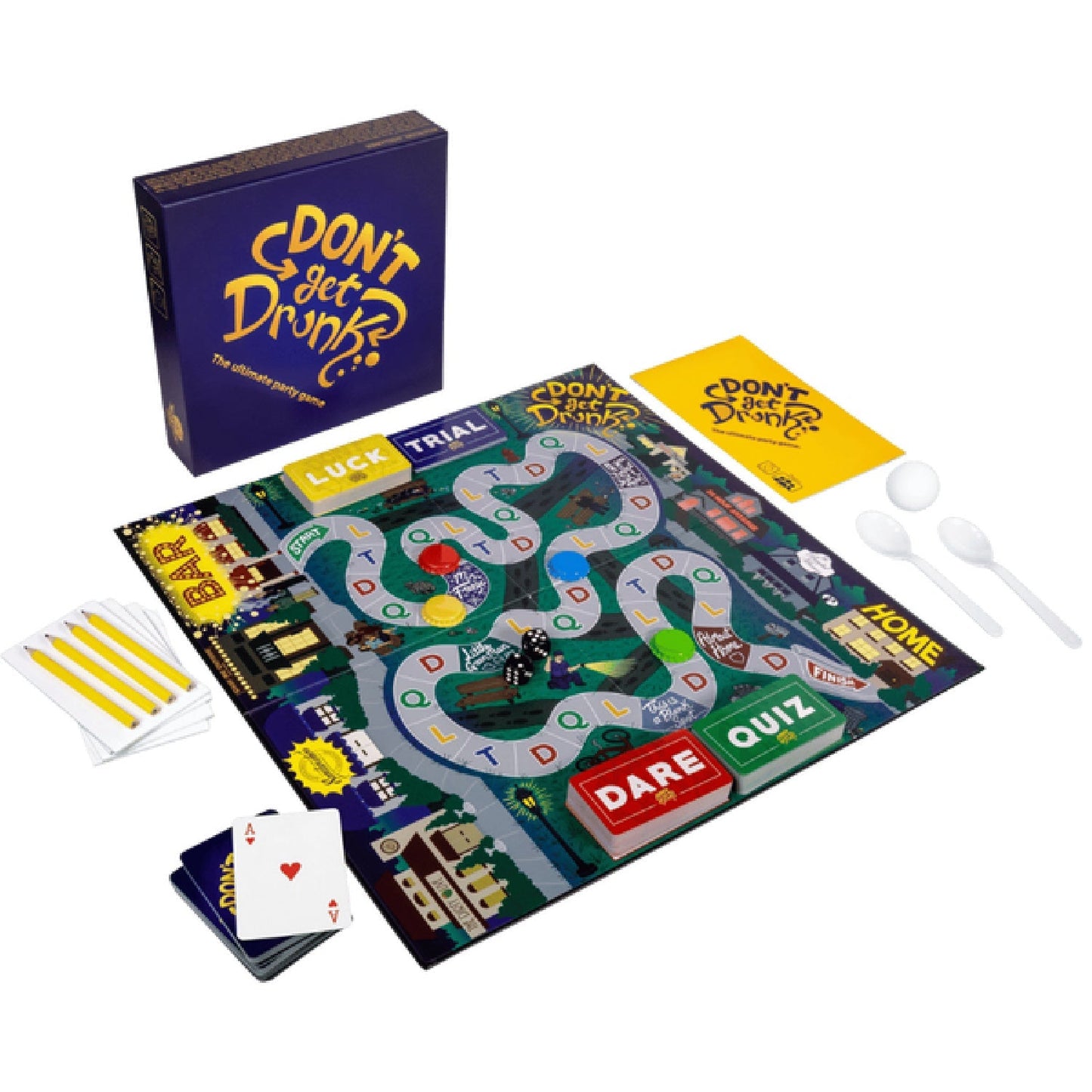 Don't Get Drunk – Party Game for 2 to 8 Players Ages 18 and Up