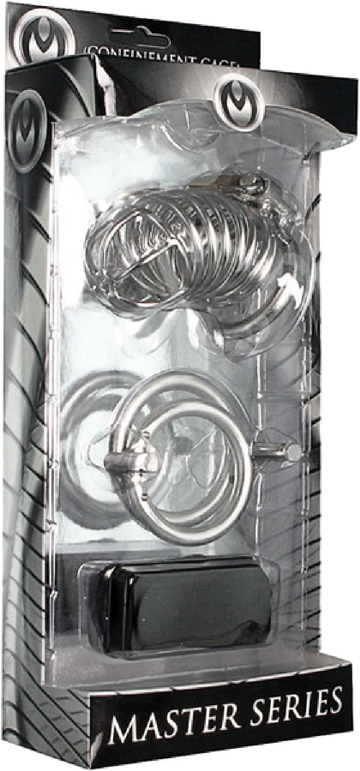 The Jail House Chastity Device – Male Locking Cage Chastity Device with Three Ring Sizes