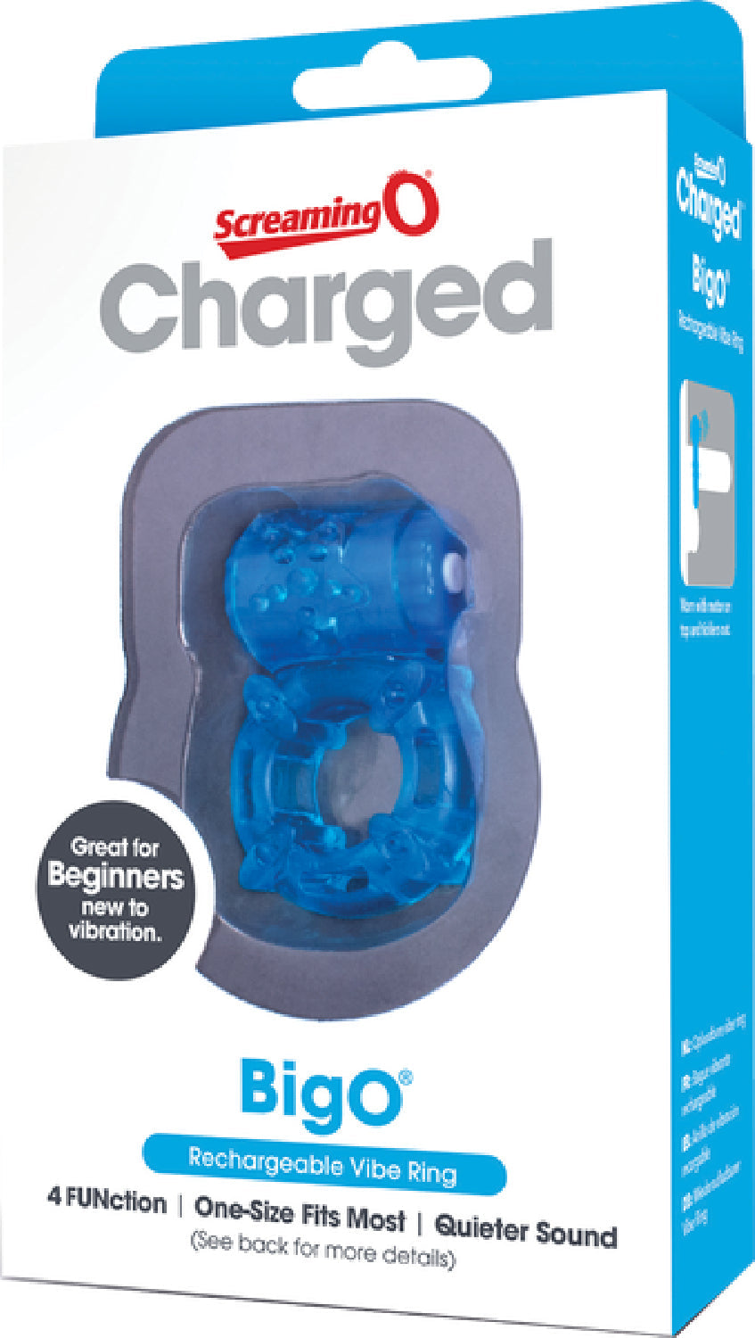 Screaming O Charged BigO – Rechargeable Vibrating Cock Ring