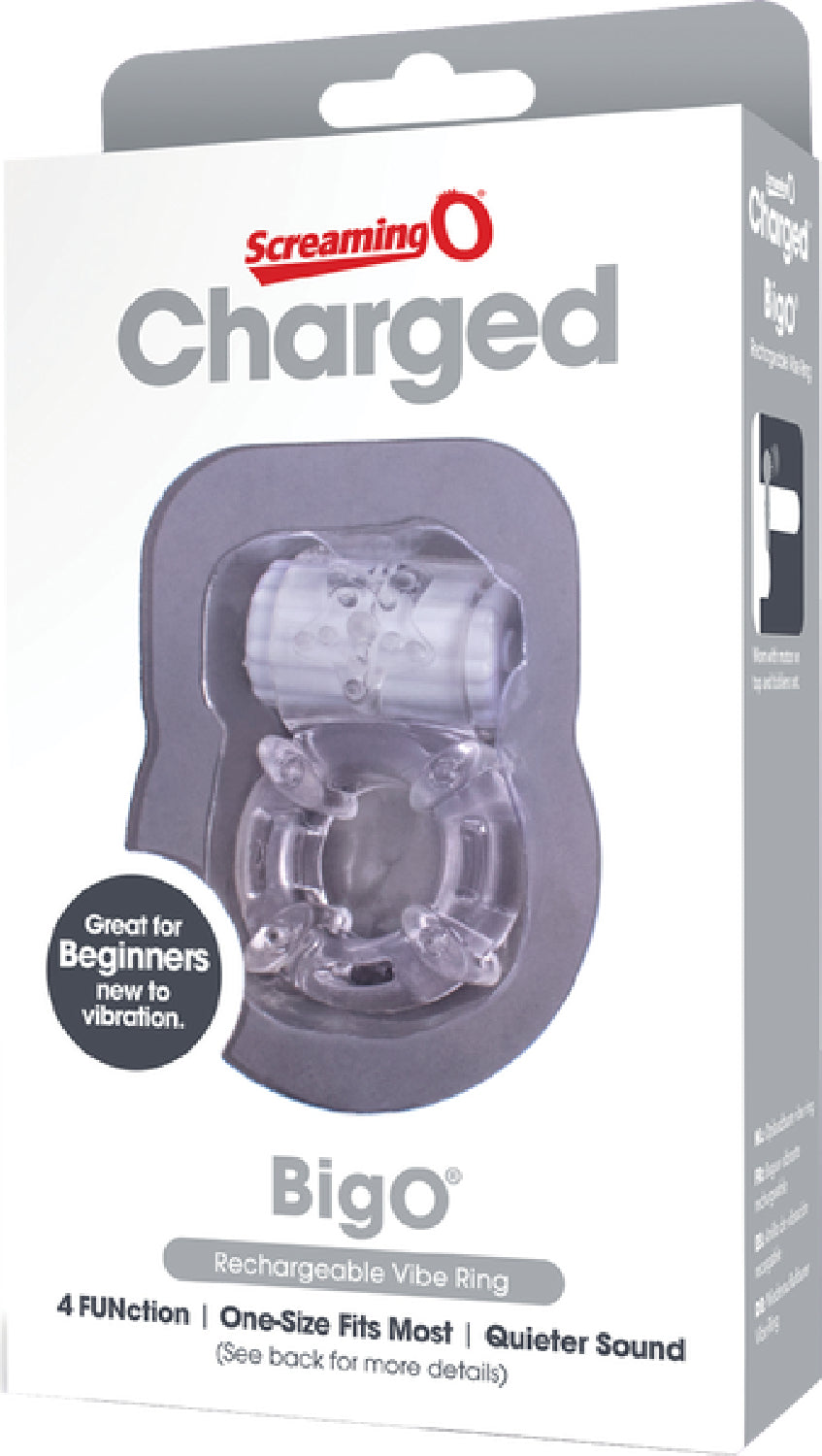 Screaming O Charged BigO – Rechargeable Vibrating Cock Ring