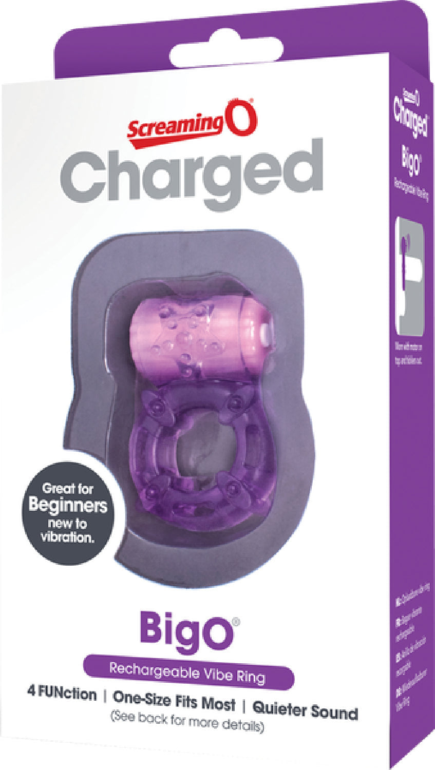 Screaming O Charged BigO – Rechargeable Vibrating Cock Ring