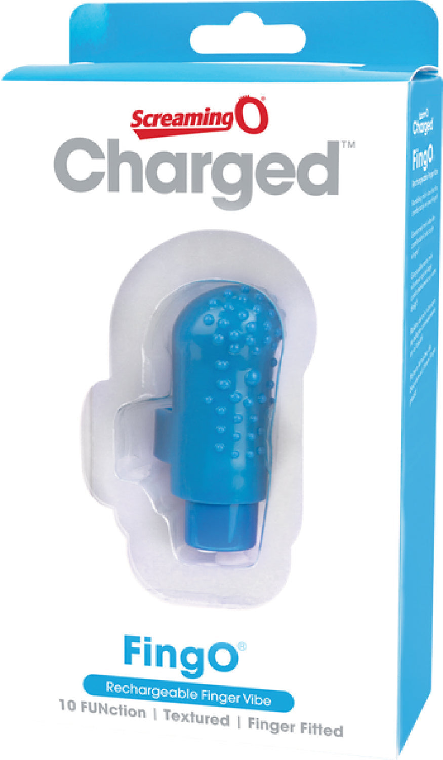 Charged Fing O – Rechargeable Mini Finger Vibrator with Vooom Technology