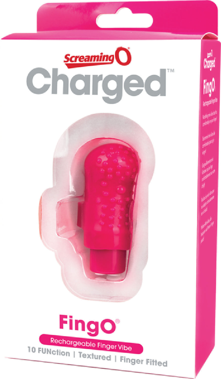 Charged Fing O – Rechargeable Mini Finger Vibrator with Vooom Technology