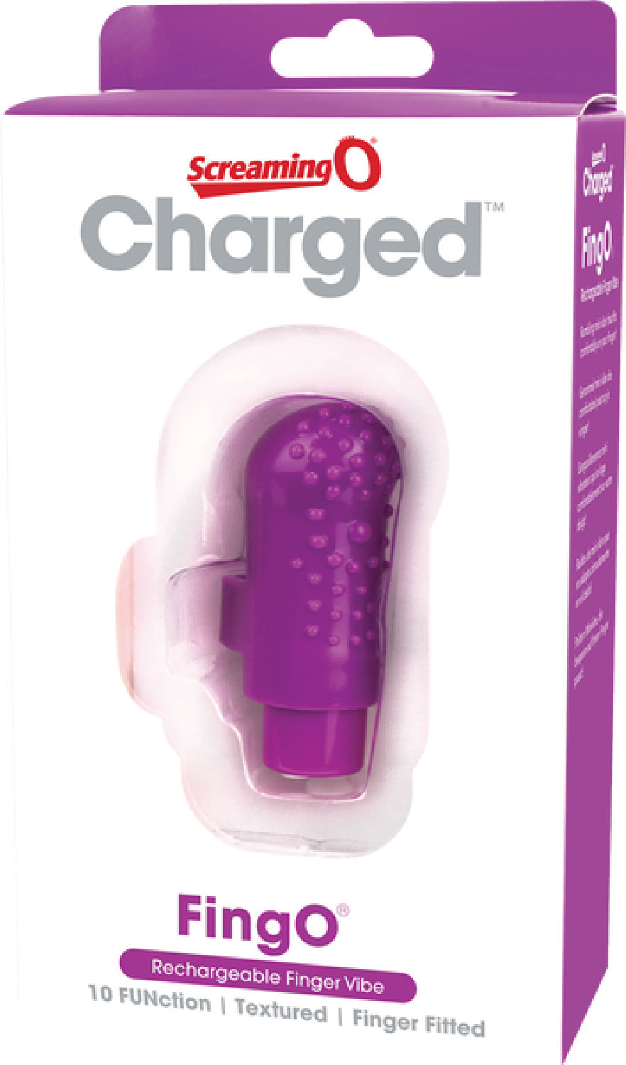 Charged Fing O – Rechargeable Mini Finger Vibrator with Vooom Technology