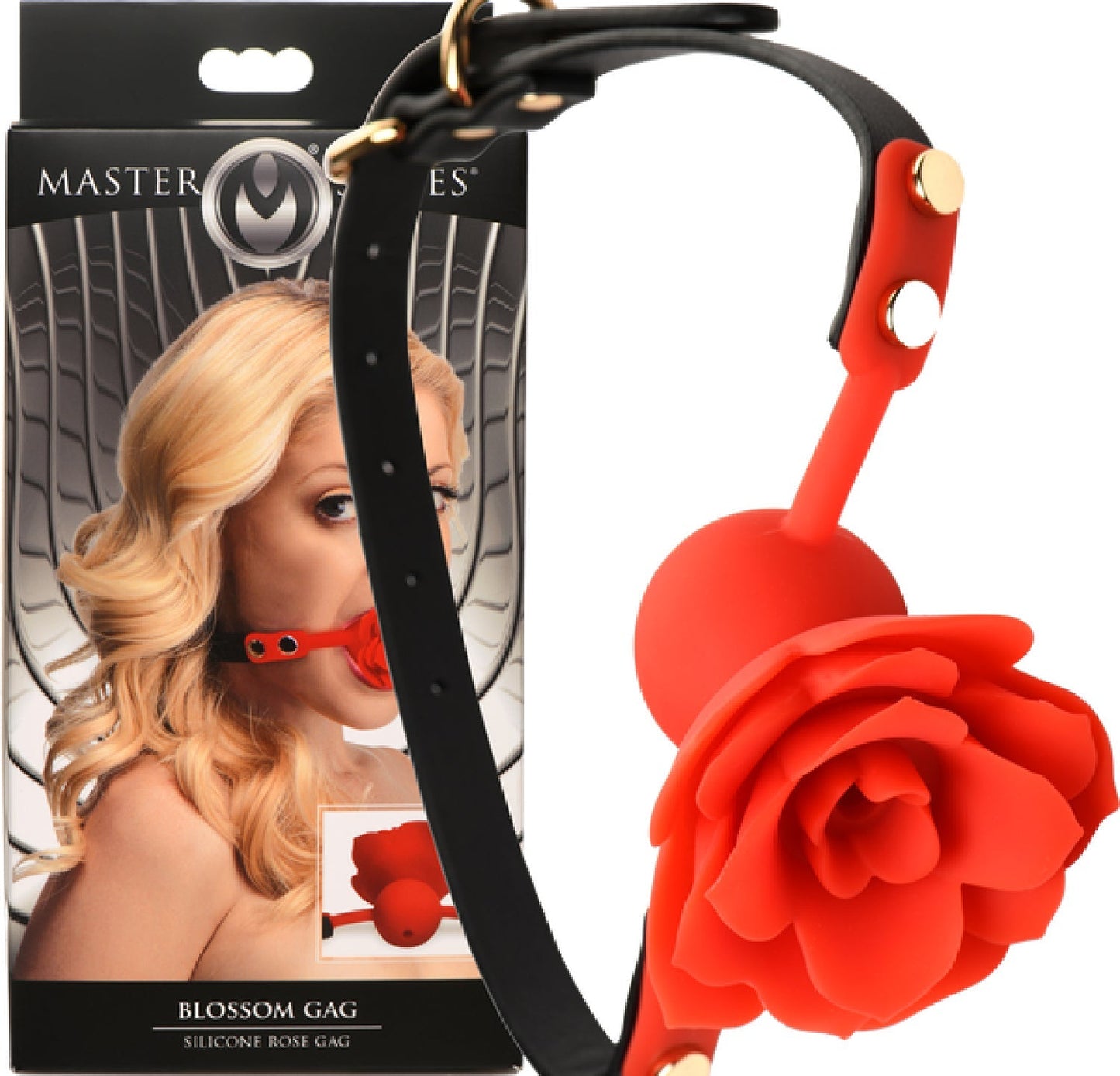 Blossom Gag Silicone Rose Gag – Plush Silicone Ball Gag