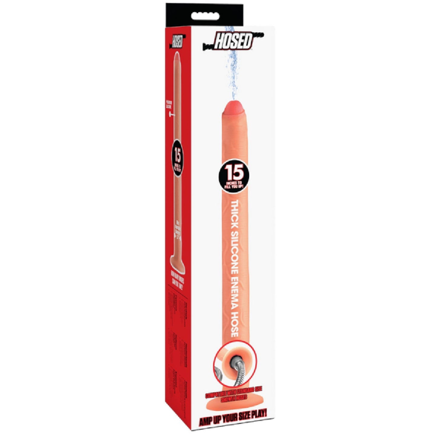 Thick Silicone Enema Hose – 15 Inch Hygienic and Pleasure-Enhancing Enema Hose