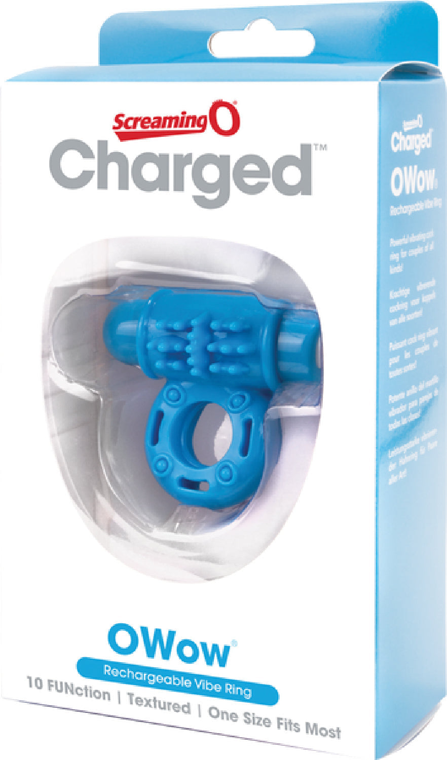 O Wow Ring – Rechargeable Vibrating Cock Ring with 10 Vibration Functions