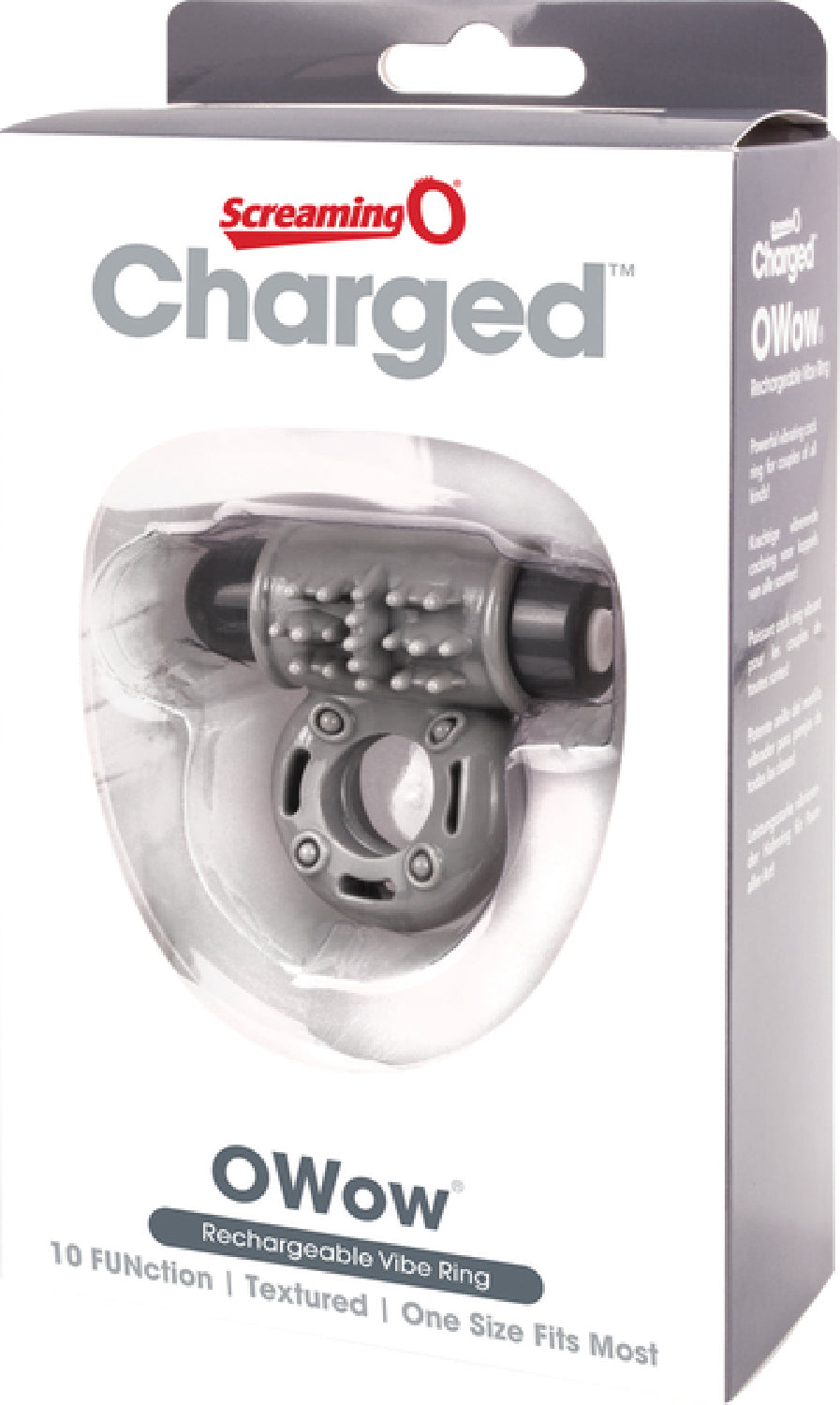 O Wow Ring – Rechargeable Vibrating Cock Ring with 10 Vibration Functions