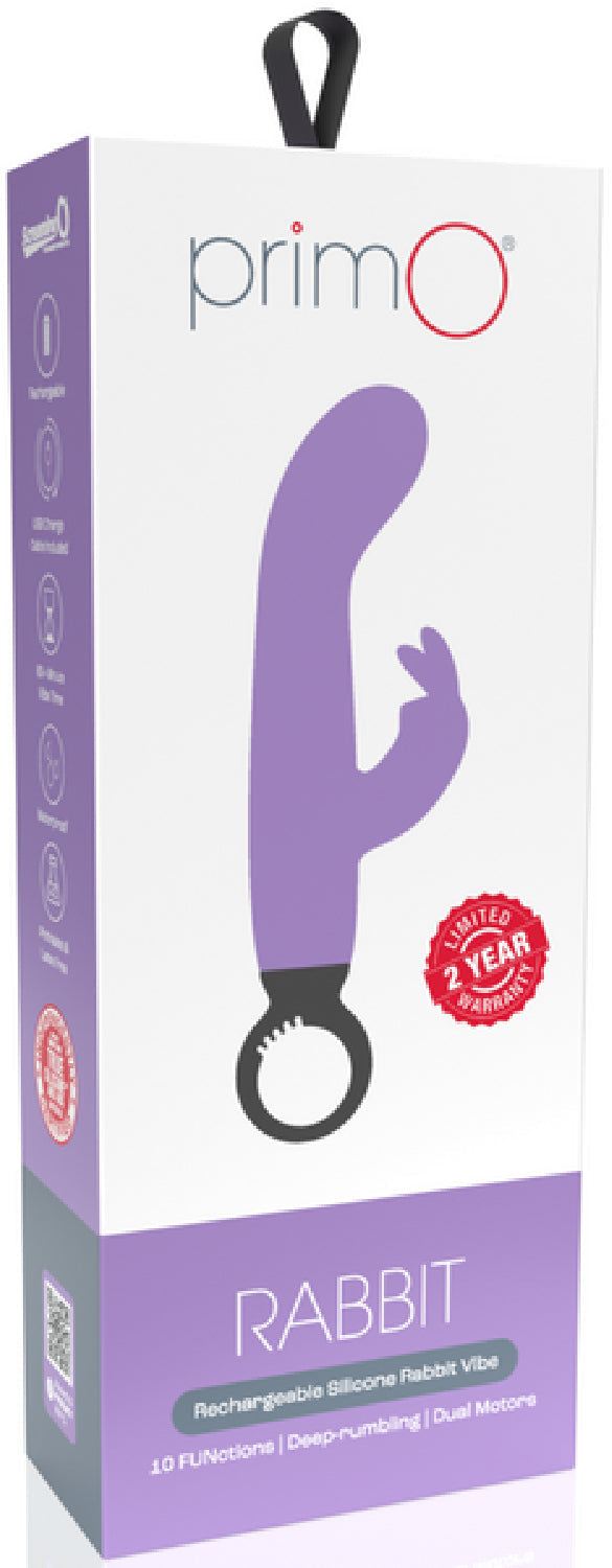 Screaming O PrimO Rabbit – 4.5 Inch Silicone Rabbit Vibrator with 5+5 Motor Settings