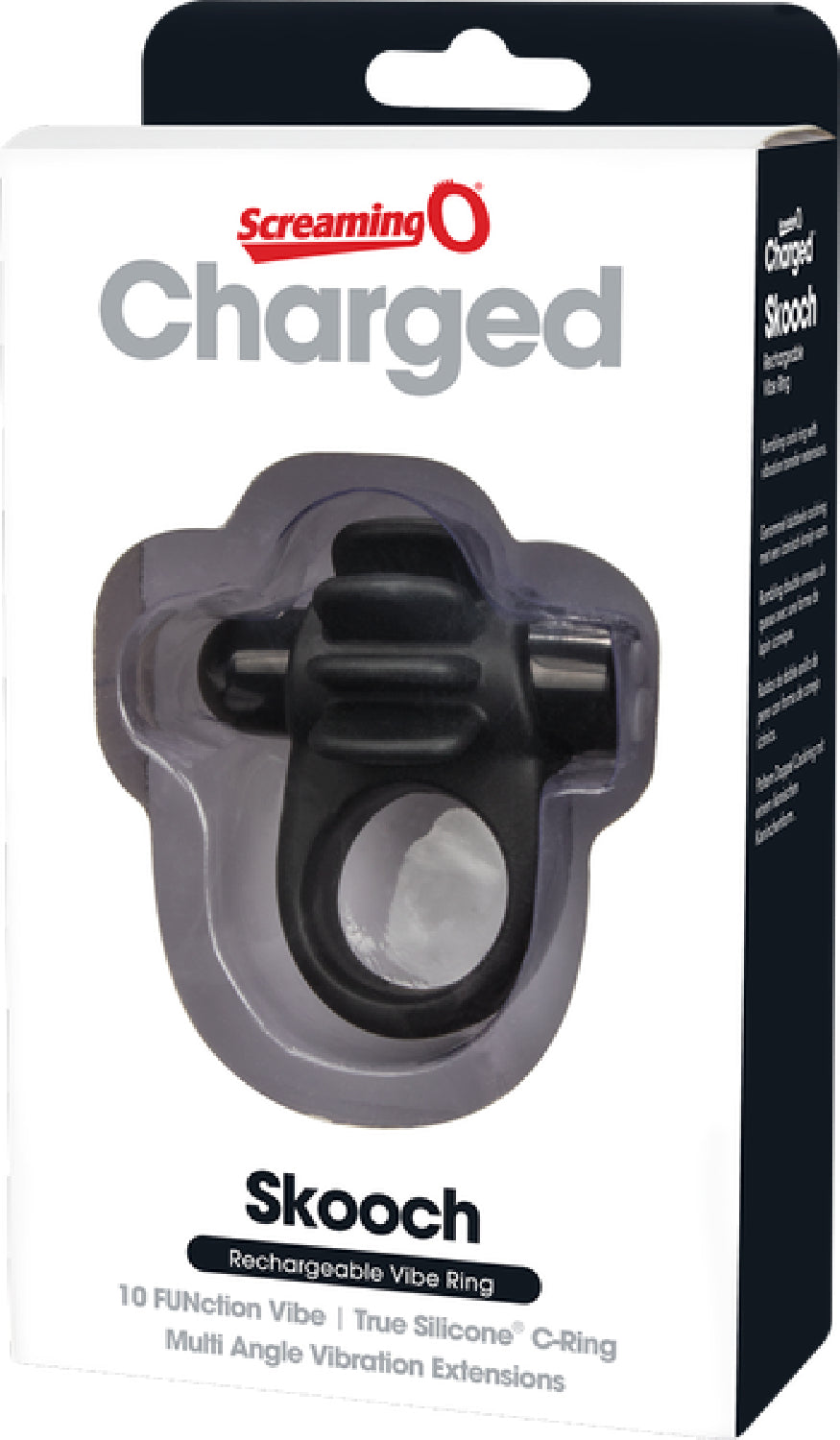 Skooch Charged – Rechargeable Vibrating Cock Ring with Textured Stimulation
