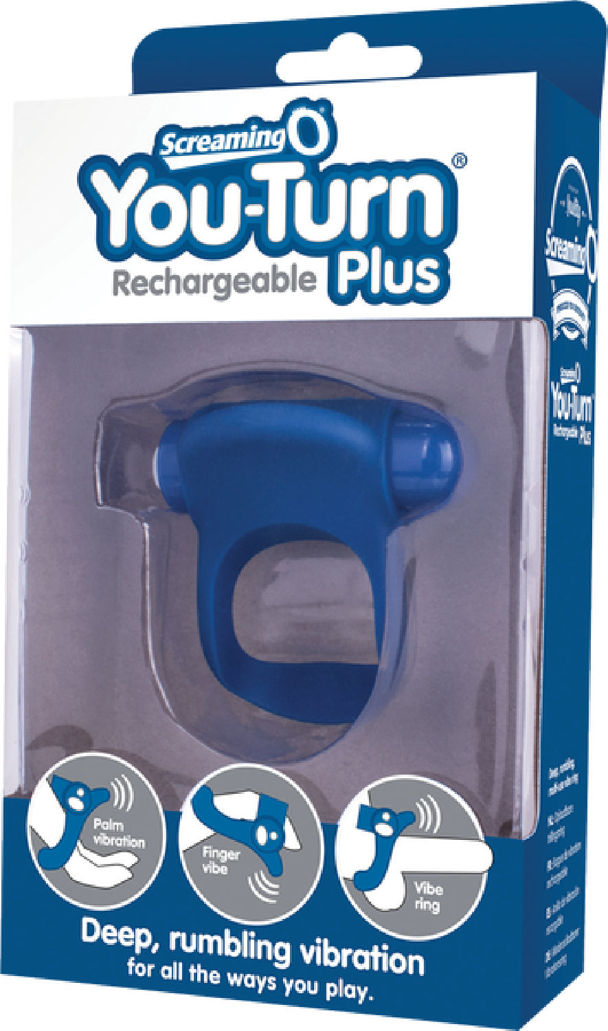Charged You-Turn Plus – Rechargeable Vibrating Cock Ring