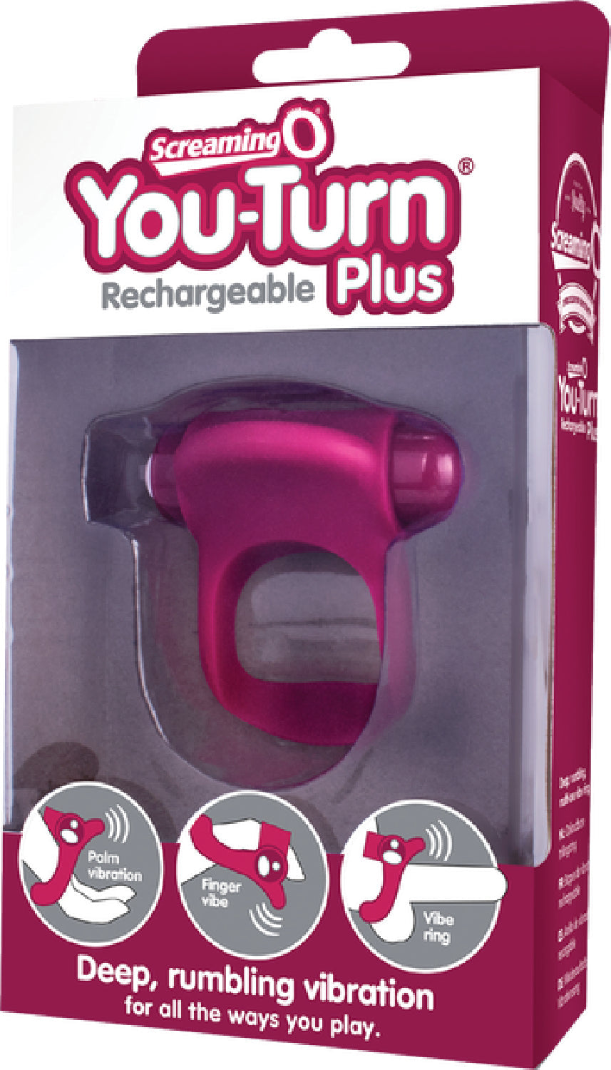 Charged You-Turn Plus – Rechargeable Vibrating Cock Ring