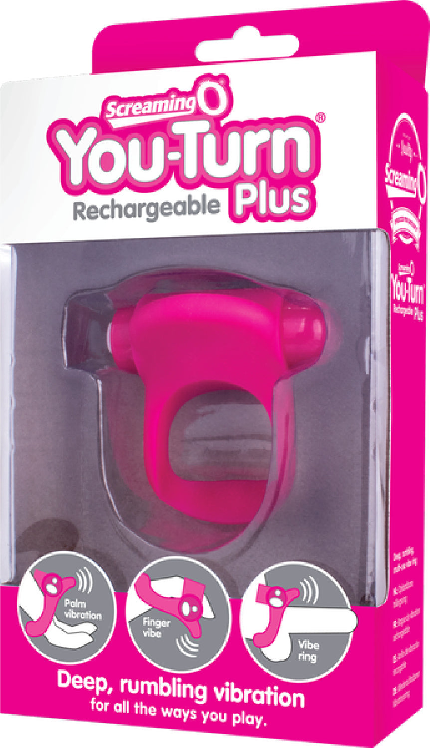 Charged You-Turn Plus – Rechargeable Vibrating Cock Ring
