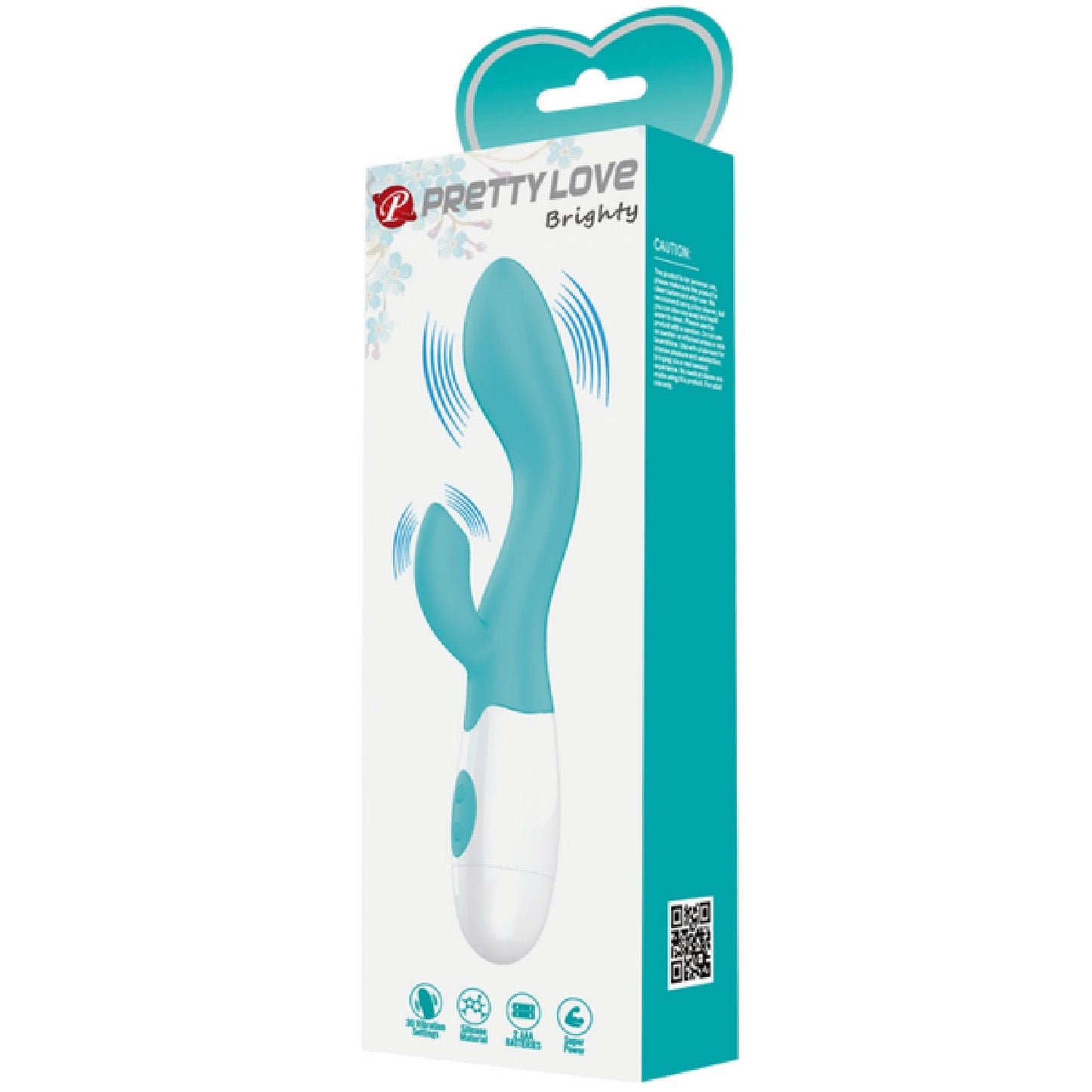 Brighty G-Spot and Clitoral Rabbit Vibrator – Dual Stimulation Vibrator