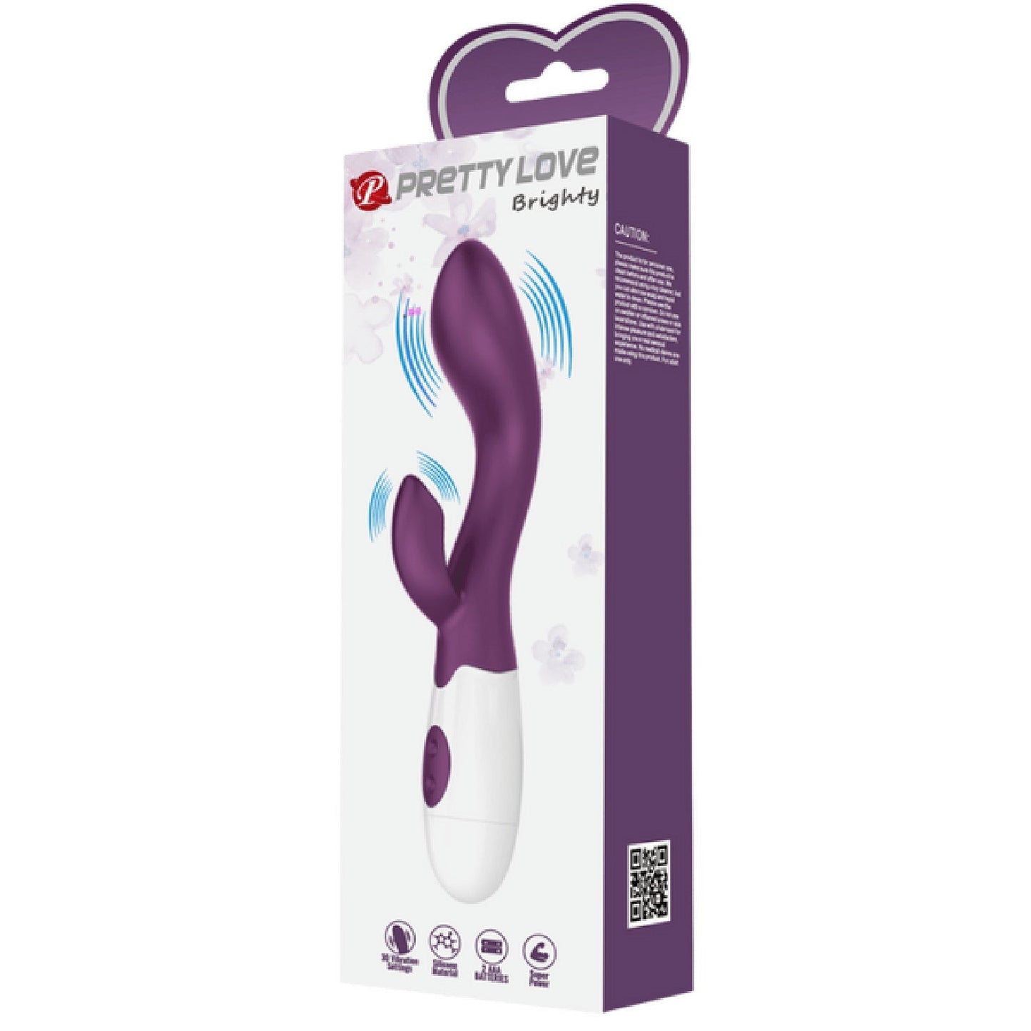 Brighty G-Spot and Clitoral Rabbit Vibrator – Dual Stimulation Vibrator