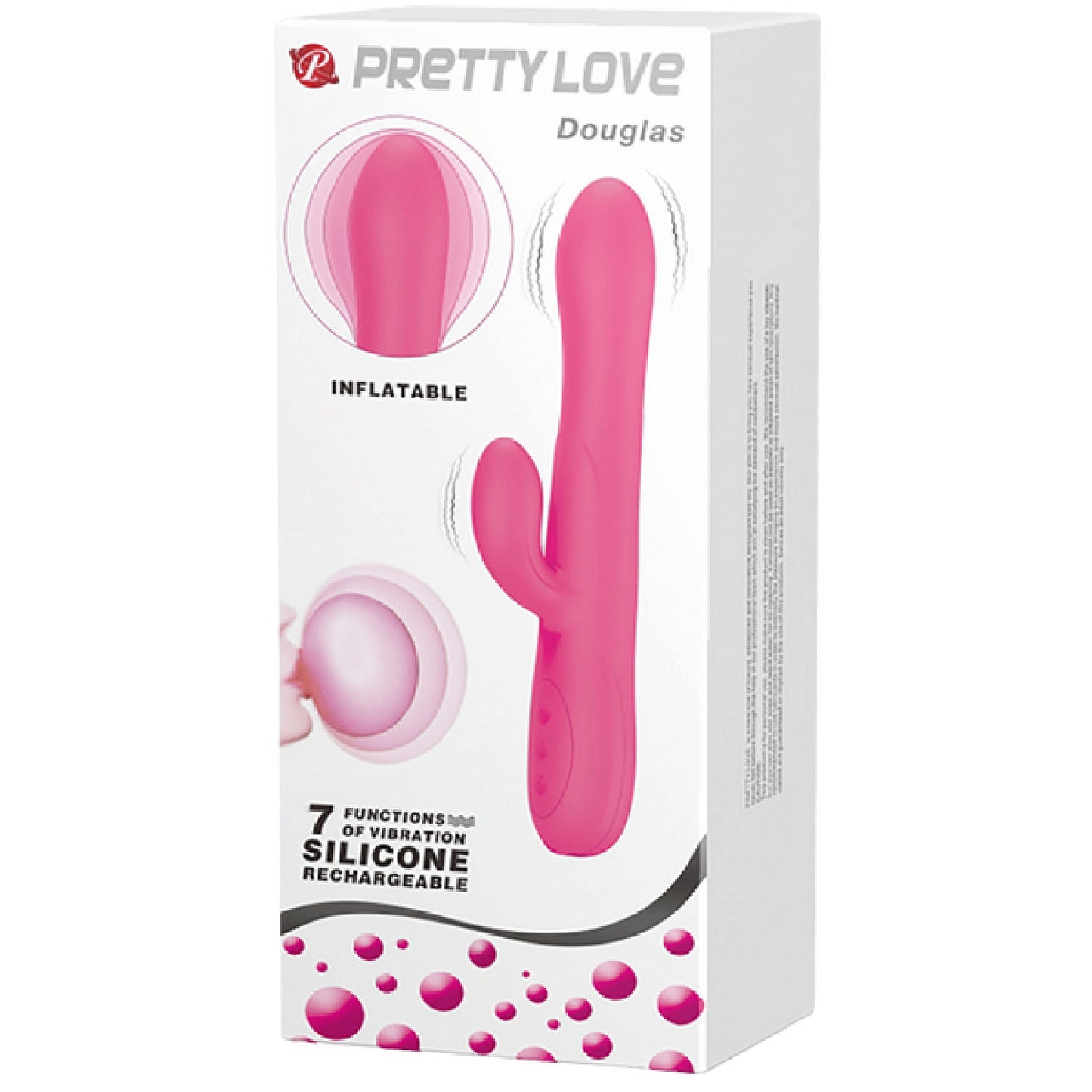 Inflatable Dennis – Rechargeable Vibrator with Angled Tip