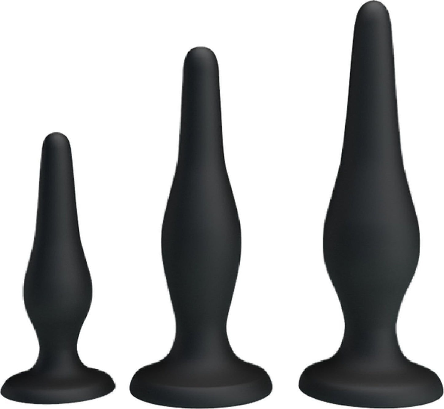 Beginner's Mini Anal Kit – Three Sizes Butt Plug Set for Beginners