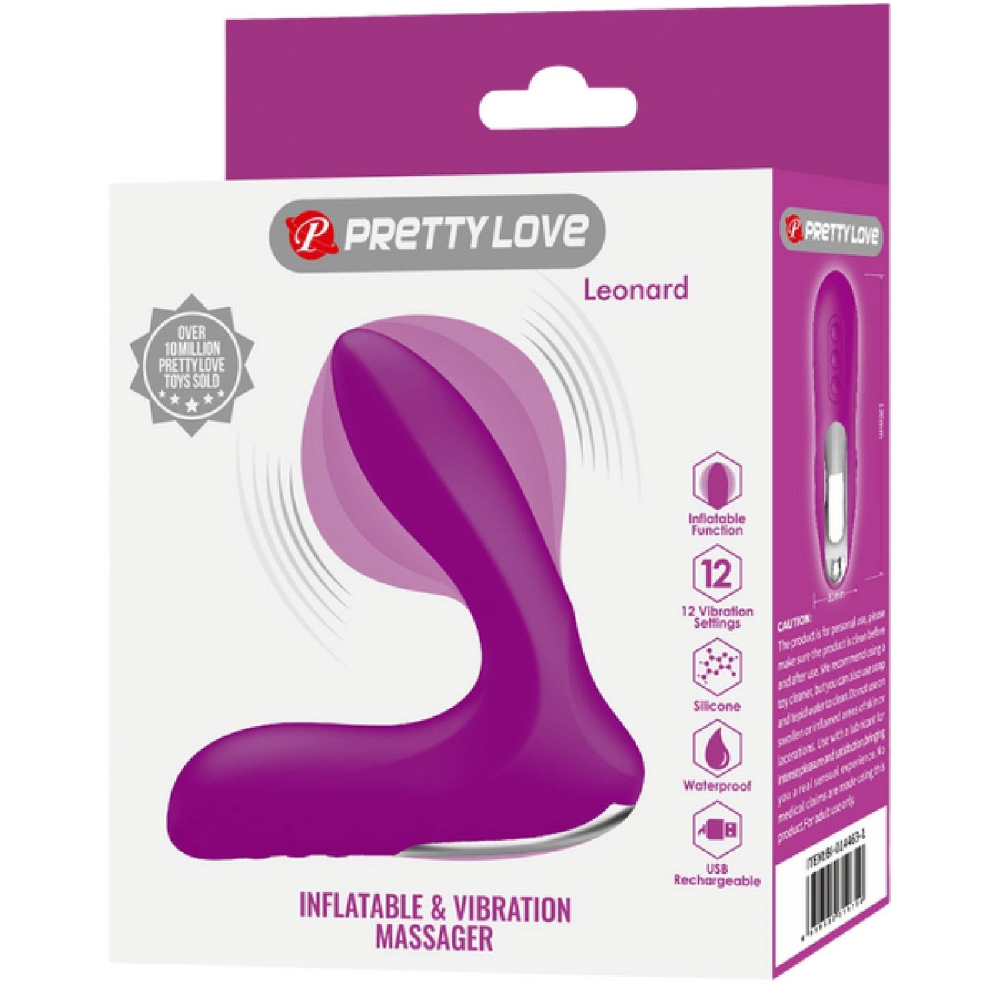 Leonard Inflatable Massager – 12 Mode Inflatable Prostate Massager