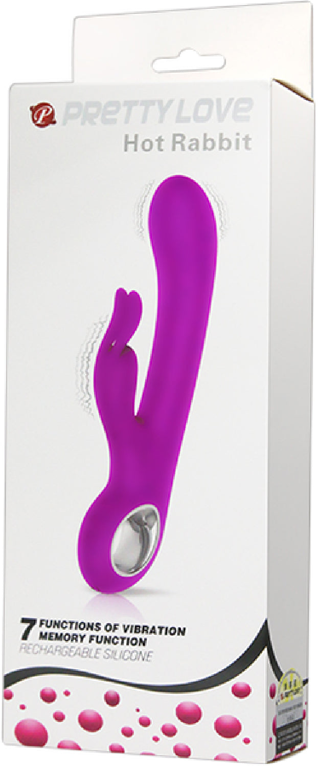 Rechargeable Hot Rabbit – Waterproof Silicone 7 Function Rechargeable Vibrator