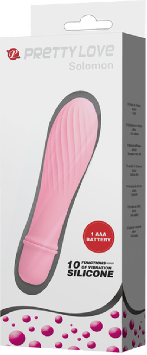 Solomon Mini Vibrator – Silicone Small Vibrator with Swirl Tip