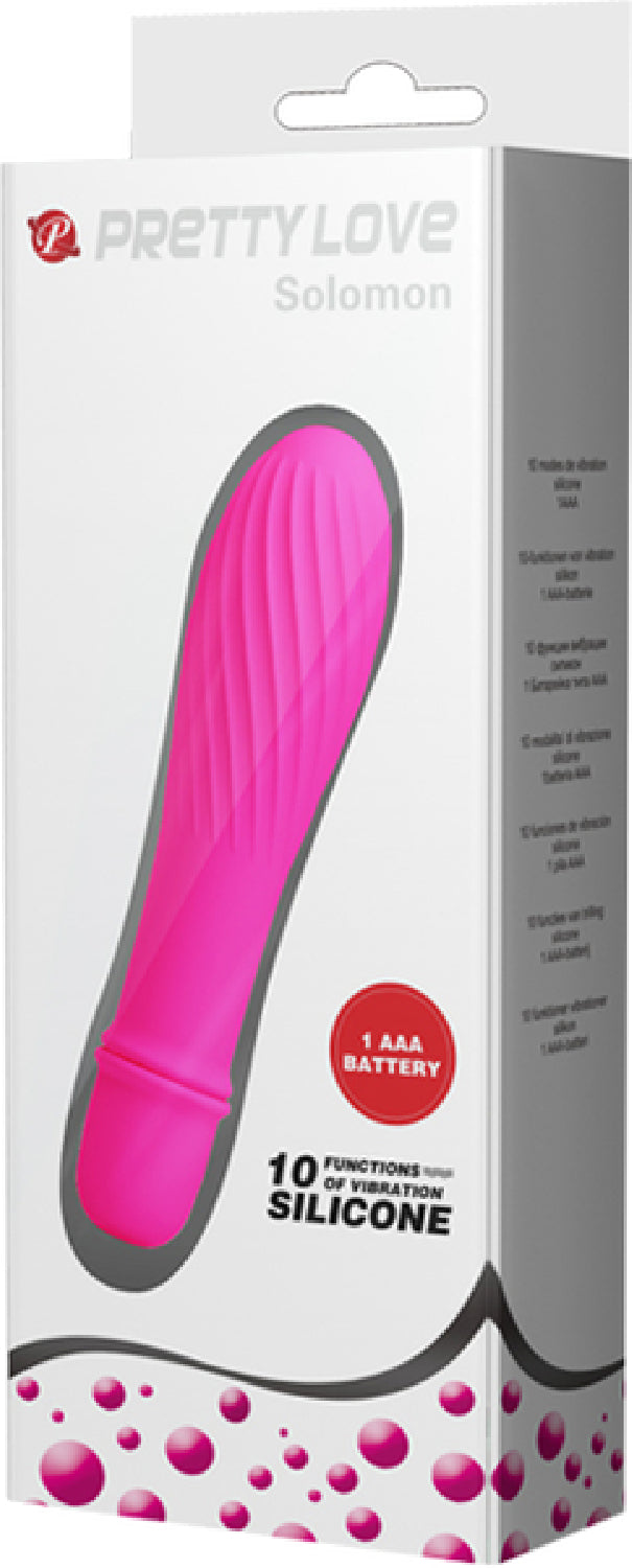 Solomon Mini Vibrator – Silicone Small Vibrator with Swirl Tip